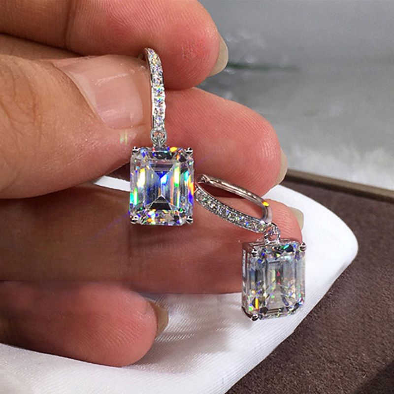 Cao Shi's Hot Selling New Simple Large Zircon Women's Versatile And Earrings Ornaments_ipsvogv.com