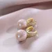 Stud Classic Pink Women Fashion Crystal Round Designer White Pearl Earrings Wedding Jewelry_ipsvogv.com