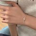 S Pure Heart Ball Snake Bone Bracelet For Women, Simple And Sweet Silver Bead Love Korean Version Ins, Niche Bracelet,_ipsvogv.com