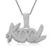 Pendants & Charms Hip Hop Private Custom Stitching Burr Cursive Letter Pendant Open Version Letter DIY Hip Hop Jewelry Customization_ipsvogv.com