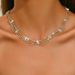 Vintage Rhinestone Hair Chain Necklace - Multi-Layer Wave Bridal Jewelry For Weddings_ipsvogv.com