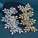 Handmade Hair Comb Headdress Bride Wedding Veil Accessories Alloy Leaf Pearl Flower Insert Comb_ipsvogv.com