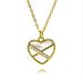Hollow Love Pearl Necklace Female Simple Korean Version Of Advanced Design Heart Shaped Pendant Clavicle Chain_ipsvogv.com