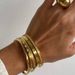 Women's Jewelry Electroplated Titanium Steel Micro Inlaid Zircon Combined With Various Designs Of Stacking Bracelets_ipsvogv.com