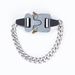 Trendy Hip-Hop Thick Chain Metal Lock Cool High Street Motorcycle Style Functional Buckle Bracelet For Men_ipsvogv.com