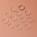 12 Piece Set Of Geometric Ring, Silver Moon, 8-shaped V-shaped Star, Personalized Women's Ring_ipsvogv.com