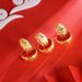 Vietnamese Sha Jin Large For Women That Never Fade, High-end Brass Simulation Antique French Old Lady Purse Earrings_ipsvogv.com