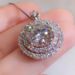 Cao Xichang's Selling Style Simple Diamond Plated Platinum Necklace Jewelry_ipsvogv.com