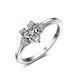Heart-Shaped Moissanite Ring - 8 Hearts & 8 Arrows White Gold Plated Women's Jewelry_ipsvogv.com