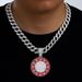 New Product Full Diamond Letter Make America Create AGAIN Hip Hop Alloy Pendant Necklace_ipsvogv.com