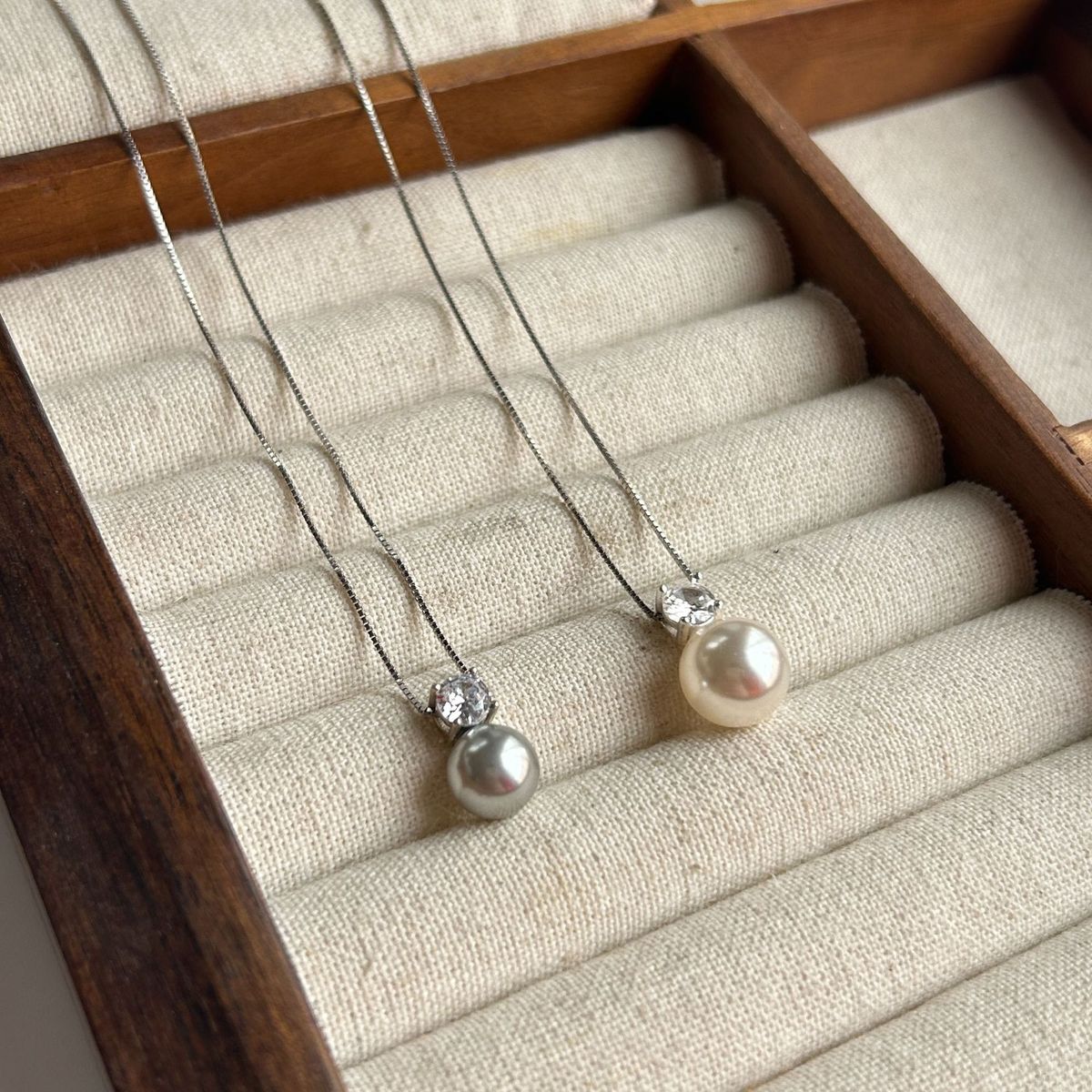 Concubine Dai's Identical Shi Jia Pearl Necklace 2025 New Full Body 999 Foot Silver Light Luxury High-end Pendant For_ipsvogv.com