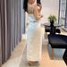 Holiday Daily Women's Streetwear Solid Color Linen Cotton Skirt Sets Skirt Sets_ipsvogv.com