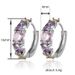 Cao Shi With Multi Colored Zircon Splicing Earrings, Fashionable Socialite High-end Earrings_ipsvogv.com