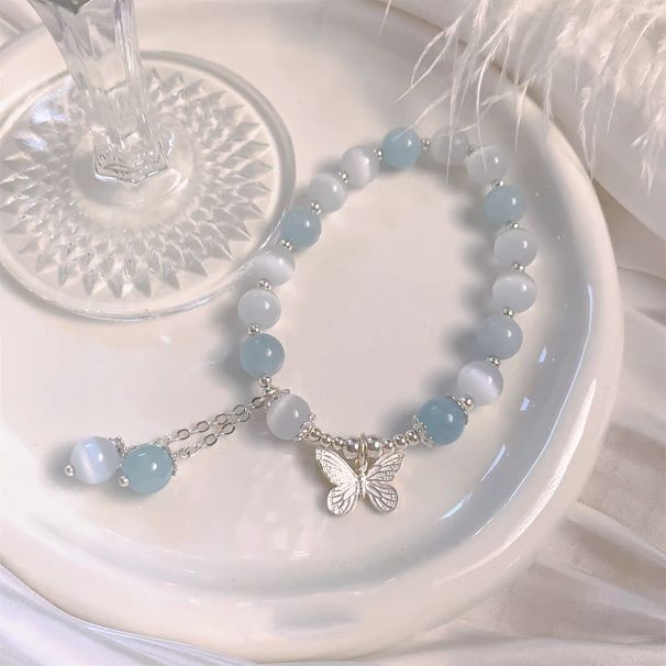 S Pure Silver Sea Salt Bracelet For Women With High Looks, Niche And Sweet Design, Butterfly Bracelet, Student Best_ipsvogv.com
