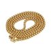 New Hip-Hop Jewelry Titanium Steel Gold-Plated Diamond-Studded Letter Pendant Necklace_ipsvogv.com