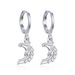 Unisex Human Face Moon Shape Earrings Fashion Earrings Personality Internet Celebrity Style Earrings Female Earrings_ipsvogv.com