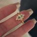 Night Star Eyes "Sparkle Light Blue Zircon Clear Cool, Small And Exquisite Heavy Industry High Beauty Index Finger Ring_ipsvogv.com