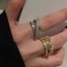 Multi Layer Zircon Open For Women, Light Luxury, Niche Design, High-end Feel, Index Finger Ring, Exaggerated_ipsvogv.com