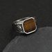 Nordic Hot-Selling Viking Titanium Steel Fashion Personality Bold Rune Inlaid Natural Zircon Ring_ipsvogv.com