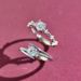 Live broadcast Mosang stone 50 point ring, simple and luxurious heart eight arrow proposal diamond ring_ipsvogv.com