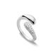 Women's Jewelry Water Drop Shape Ring Light Luxury High End Design Fashionable Versatile Open Ring Exquisite Index Finger Ring_ipsvogv.com