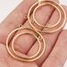 Stainless Large Pendant, Titanium Steel Golden Circle Welding Ring, DIY Jewelry Accessories, Earrings, Handcrafted_ipsvogv.com
