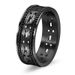 New Personalized Men's Titanium Steel Double Strand Wire Rope Cuban With Hollow Design Neutral Style Jewelry Ring_ipsvogv.com