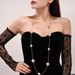 Jewelry High Gloss Bead Chain Stainless Steel PVD Electroplating Long Style Stacked Autumn/Winter Sweater Accessories_ipsvogv.com