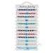 Blue Evil Eye Charm Bracelets 12pcs/set Fashion Jewelry Adjustable Crystal Rice Beads Card Wax Rope Braided Bracelet_ipsvogv.com
