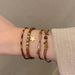 New Chinese Ethnic Star Bead Wasteland Style Accessory, Layered Bracelet, Female Best Friend's Bracelet Gift_ipsvogv.com