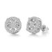 Unisex popular full diamond hip hop earrings round micro inlaid zircon thread earrings men's earrings hot selling earrings_ipsvogv.com