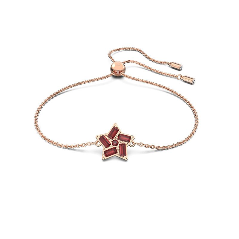 Lucky Star Red Five Pointed Star Bracelet Female Element Crystal Star Bracelet_ipsvogv.com