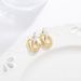 Women's Jewelry Temperamental Simple Zircon Metal Ear Buckles Fashionable Versatile Earrings Niche Earrings Light Luxury High End Summer Earrings_ipsvogv.com