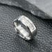 Titanium Steel Men's Fashion Micro Set Zircon Square Diamond Ring Hand Jewelry_ipsvogv.com