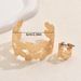New women's bracelet set, niche butterfly personalized design bracelet, open ring for women_ipsvogv.com