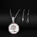 Hip hop color drop oil pendant color circle multi treasure tree oil painting Cuban chain necklace set decoration pendant_ipsvogv.com