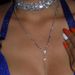 Jewelry Fashion Long Diamond Neck Necklace Women's Shiny Multi-row Diamond Neck Chain choker_ipsvogv.com