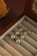 Ins Blogger Fever Same Three Metal Ball Girl Pendant Women French High-end Minimalist Style Earrings_ipsvogv.com