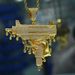 Hip Hop Submachine Pendant, Pistol Machine Gun Punk Cool Copper Inlaid Zircon Necklace, Hip-hop Pendant_ipsvogv.com
