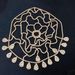 Fashion rhinestone forehead chain mesh water drop headband performance hair cap jewelry_ipsvogv.com