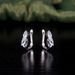 Leaf Arc Natural Topaz Earrings S925 Sterling Silver Inlaid Crystal Small Exquisite Earrings For Women_ipsvogv.com