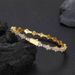 Hip Hop Style Zircon Couple Personality High-end Niche Jewelry Trend Single Row Chain Bracelet For Men_ipsvogv.com