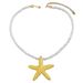 New summer resort style starfish simple twine niche design Fried Dough Twists chain versatile necklace_ipsvogv.com