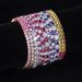 High End Jewelry Bracelet 3/4/5mm Tennis Chain S925 Sterling Silver Inlaid Cultured Sapphire Moissanite Bracelet New Model_ipsvogv.com
