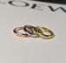Real Gold Plated Diamond Plain For Men And Women Fashionable Simple Personality Smooth Lovers Ring_ipsvogv.com