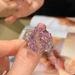 Pink Sparkling Square Diamond Zircon With Female Niche Design, Finger Ring, Light Luxury, Exquisite, High End, Multi_ipsvogv.com
