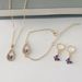 Summer New Classic Fashion Butterfly Necklace Bracelet Earrings Personalized All-match Multi-color Drop Oil and Diamond Jewelry_ipsvogv.com