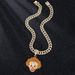 Unisex New Clown Diamond Alloy Pendant From Men's Trendy Hip Hop Cuban Chain_ipsvogv.com