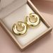 1 Pair Elegant Exaggerated Star Solid Color Flower Alloy Ear Cuffs_ipsvogv.com
