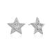 Women’s Jewelry Set Fashion Copper Plated Real Gold Sweet Style Mother's Day Five Pointed Star Micro Inlaid Zircon Earrings Light Luxury Earrings_ipsvogv.com